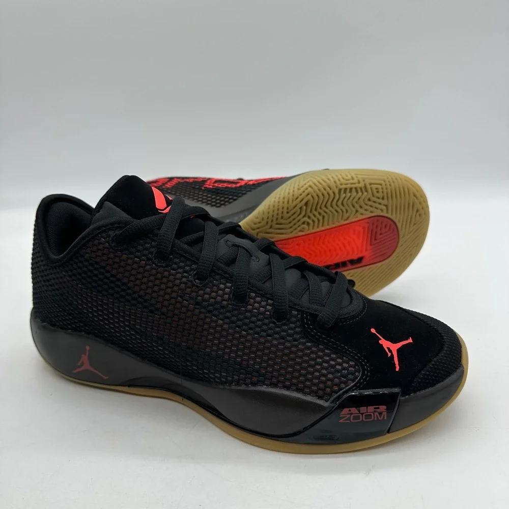 Nike IF1610-003 Mens Size 9 Air Jordan Luka 2 Black Infrared 23 Basketball Shoes